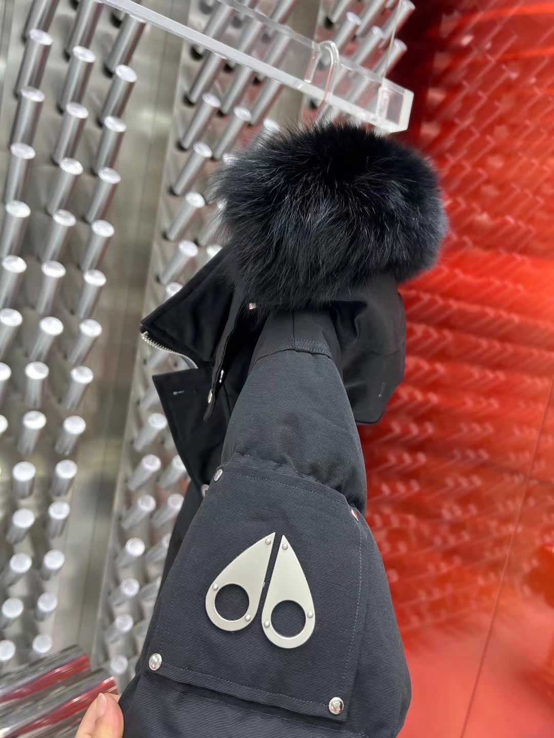 Moose Knuckles Hooded Puffer Jacket